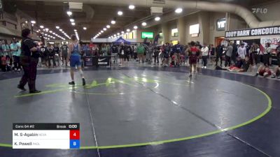 57 kg Cons 64 #2 - Matthew-Enryko Salvador-Agabin, Nevada vs Kaiden Powell, Paola High School Wrestling