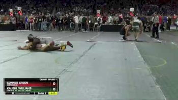 D1-215 lbs Champ. Round 1 - Kaijehl Williams, Central HS (Battle Creek) vs Conner Green, Bedford HS