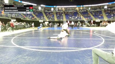 115 lbs Round Of 16 - Caleb Cheddar, Southern Columbia vs Grayson Joseph, Mars