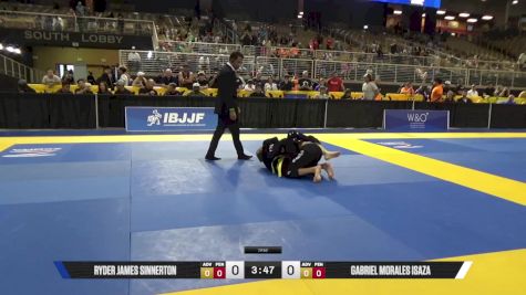 Gabriel Morales Isaza vs Ryder James Sinnerton 2025 Pan Kids Jiu-Jitsu IBJJF Championship