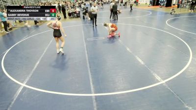 16U Girls - 125 lbs Quarters - Kenadee McDowell, Missouri vs Kylee Hodges, Oakley Wrestling Club