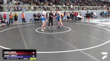 285 lbs Rr1 - James Weeks, Kodiak Wrestling Club vs Wyatt Abbett, Chugach Eagles Wrestling Club