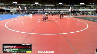 157 lbs Champ Round 1 (16 Team) - Logan Eastman, Apprentice School vs Ethan Kreuzberg, Muhlenberg