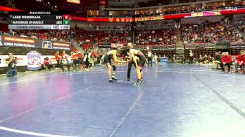 3A-157 lbs Champ. Round 2 - Maximus Dhabolt, Ankeny Centennial vs Lane Rozendaal, Newton