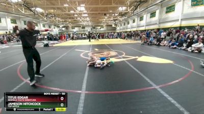 50 lbs Round 1 - Jameson Hitchcock, Top Notch vs Titus Edgar, Redfield Youth Wrestling