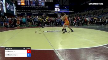 220 lbs Rnd Of 64 - Bruce Wagers, Ohio vs Donovan McGilberry, Oklahoma
