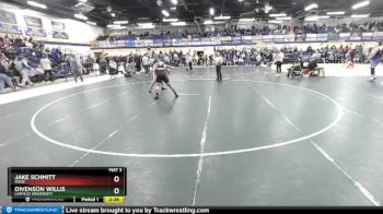 197 lbs Cons. Round 3 - Jake Schmitt, MSOE vs Divenson Willis, Linfield University