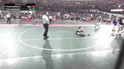 66 lbs Cons. Round 2 - Colt Jeanquart, Southern Door vs Tyler Konrad Iii, Wilmot Jr. Panthers Wrestling Club