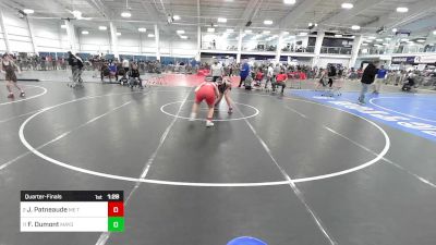 160 lbs Quarterfinal - Jillian Patneaude, ME Trappers WC vs Faith Dumont, Mayo Quanchi WC