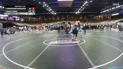 285 lbs Champ. Round 1 - Isaiah Jones, Winter Springs vs CHRISTOPHER MARQUEEN, Palm Harbor University