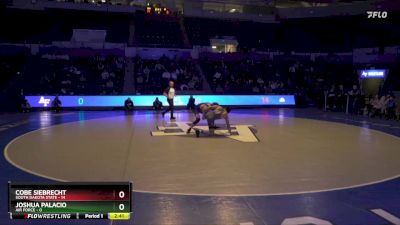 157 lbs Joshua Palacio, Air Force vs Cobe Siebrecht, South Dakota State