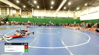 116 lbs Consi Of 8 #1 - Ryan Ball, Somers-north Salem vs Gregory Walpole, Long Beach