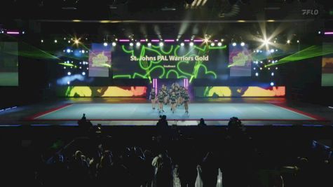 St. Johns PAL Warriors Gold [2025 Show Cheer 1 - Jr. Varsity - Medium A] 2025 Pop Warner National Cheer & Dance Championship