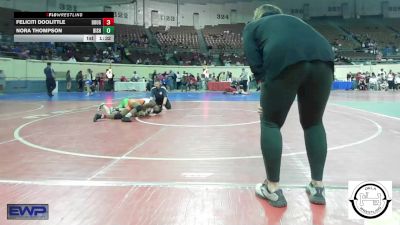 101 lbs Quarterfinal - Feliciti Doolittle, Douglass Wrestling vs Nora Thompson, Bishop McGuinness
