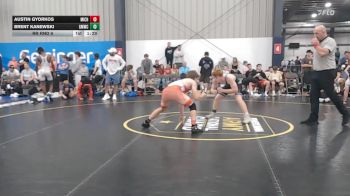 148 lbs Rr Rnd 9 - Austin Gyorkos, Michigan Premier Blue - BHS vs Brent Kanewski, Gold Medal WC - BHS