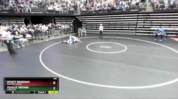 132 lbs Quarterfinal - Teague Brown, Syracuse vs Wyatt Bingham, Pleasant Grove