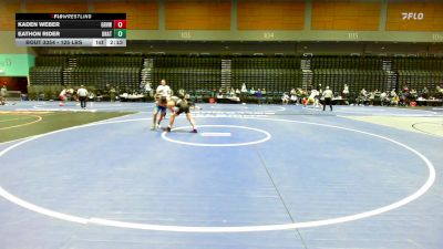 125 lbs Consi Of 8 #1 - Kaden Weber, Grand View vs Eathon Rider, UNATT-Cal State Bakersfield