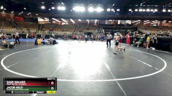 106 lbs Cons. Semi - Jacob Hald, Flagler Wrestling Club vs Zane Walker, First Baptist Academy