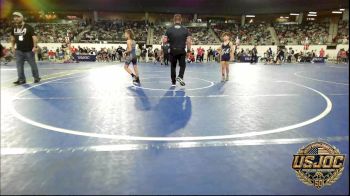 85 lbs Round Of 16 - Easton Terrell, Team Tulsa Wrestling Club vs Caden Calhoun, Lions Wrestling Academy