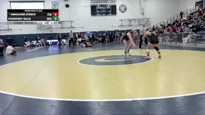 140 lbs Champ. Round 2 - Annaliese Steele, St Helens vs Courtney Gills, West Salem