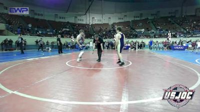 160 lbs Quarterfinal - Cameron Wallace, Kingfisher YellowJackets vs Kaleb Roche, Newcastle Youth Wrestling