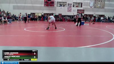 145 lbs 7th Place Match - Chris Johnson, Tri-City United vs Nakiye Mercado, St. Peter