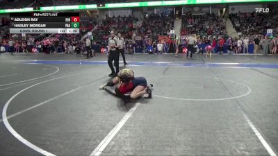 110 lbs Cons. Round 1 - Hadley Morgan, Paola vs Adleigh Ray, Eureka