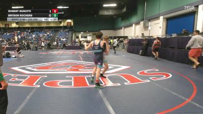 126 lbs Consi Of 64 #2 - Robert Ruscitti, IL vs Bryson Rockers, KS