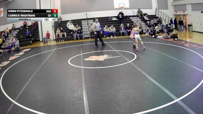 70 lbs Round 4 - Owen Fitzgerald, Fort Hill Mat Club vs Carrick Wightman, Derry