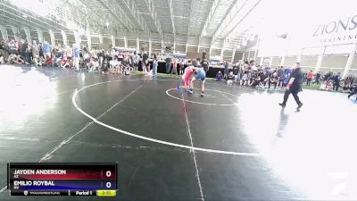 138 lbs Cons. Round 2 - Jayden Anderson, AZ vs Emilio Roybal, NV