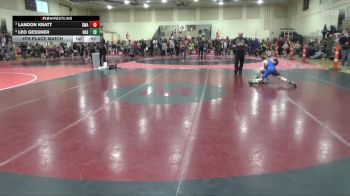 85 lbs 5th Place Match - Landon Kratt, Summit Wrestling Academy vs Leo Gessner, Hastings