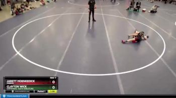 70 lbs Cons. Round 3 - Clayton Wick, Centennial Youth Wrestling vs Jarett Moenkedick, Hibbing