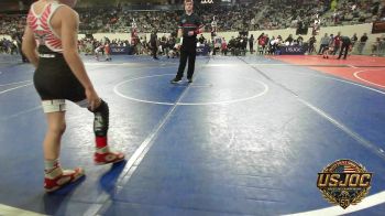 60 lbs Round Of 32 - Rhett Villines, Weatherford Youth Wrestling vs Jesse Hightower, Blaine County Grapplers