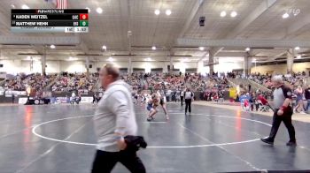 A 165 lbs Champ. Round 1 - Matthew Hehn, Elizabethton High School vs Kaden Weitzel, Livingston Academy