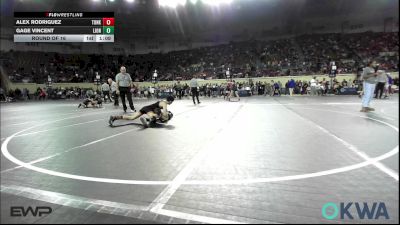 120 lbs Round Of 16 - Alex Rodriguez, Tonkawa Takedown Club vs Gage Vincent, Lions Wrestling Academy