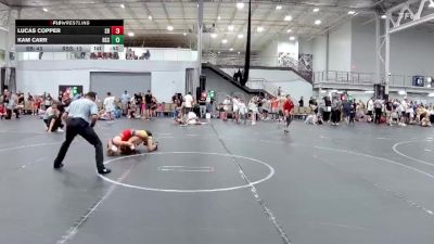 120 lbs Round 1 (6 Team) - Lucas Copper, Smitty`s Barn vs Kam Carr, Rattlers Siggy Style