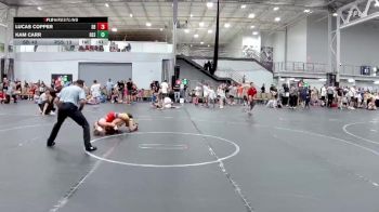120 lbs Round 1 (6 Team) - Lucas Copper, Smitty`s Barn vs Kam Carr, Rattlers Siggy Style