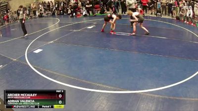 92 lbs Champ. Round 1 - Archer Mccauley, Delta Wrestling Club vs Adrian Valencia, Toppenish USA Wrestling Club