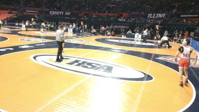 3A 106 lbs Champ. Round 1 - Colton Wyller, Aurora (Marmion Academy) vs Maximus Aye, St. Charles (East)