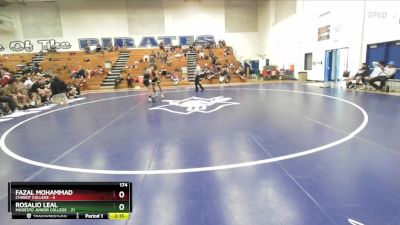 174 lbs Cons. Semis (16 Team) - Fazal Mohammad, Chabot College vs Rosalio Leal, Modesto Junior College