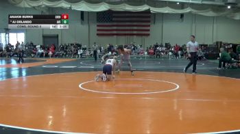 133 lbs Cons. Round 5 - AJ Orlando, Averett vs Anakin Burks, Shenandoah University