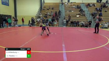60 lbs 1st Place Match - Zayne Flaskey, Summit Wrestling Academy vs Axton Wittenburg, Immortal Athletics WC