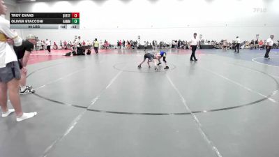 90 lbs Rr Rnd 3 - Troy Evans, Quest School Of Wrestling ES - EL vs Oliver Stacconi, Hammers - EL