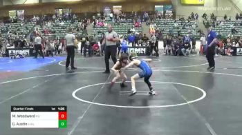 57 lbs Quarterfinal - Max Woodward, RedWave Wrestling vs Chase Austin, Eagle Point Wrestling