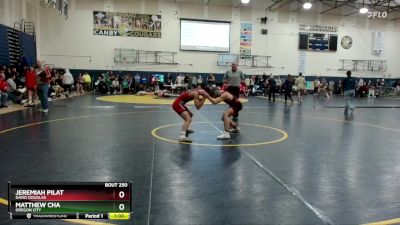 120 lbs Cons. Round 2 - Jeremiah Pilat, David Douglas vs Matthew Cha, Oregon City