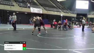 285 lbs Final - Landon Andrade, Sherburne, NY vs Daniel Schiffert, Bethlehem, PA