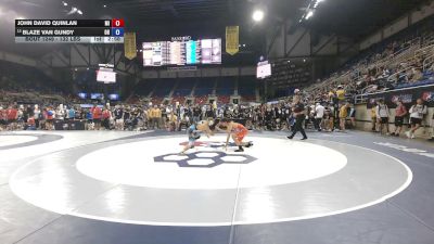 132 lbs Champ. Rd Of 64 - John David Quinlan, Michigan vs Blaze Van Gundy, Ohio