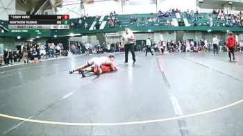 184 lbs Semifinal - Cody Kirk, Davidson vs Matthew Kubas, Northwestern