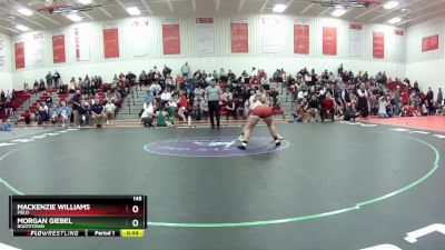145 lbs Cons. Semi - Morgan Giebel, Rootstown vs Mackenzie Williams, Field