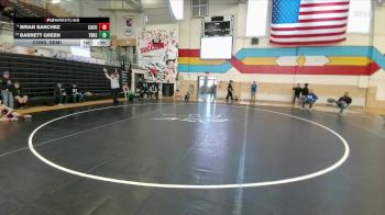 120 lbs Cons. Semi - Brian Sanchez, Campbell County vs Barrett Green, Thunder Basin